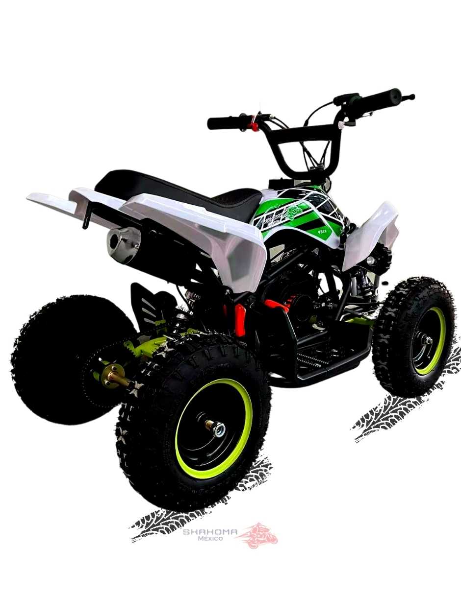 Foto 5 pulgar | Mini Cuatrimoto Atv03 Verde Motor 49cc Encendido Electrico