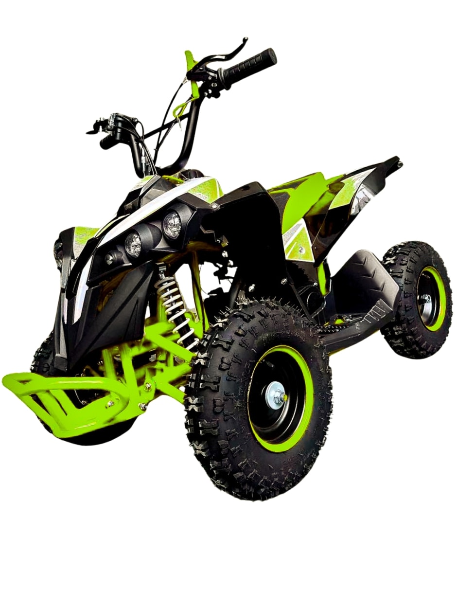 Mini Cuatrimoto Atv07 Verde Con Negro Motor 49cc Encendido Electrico $15,799