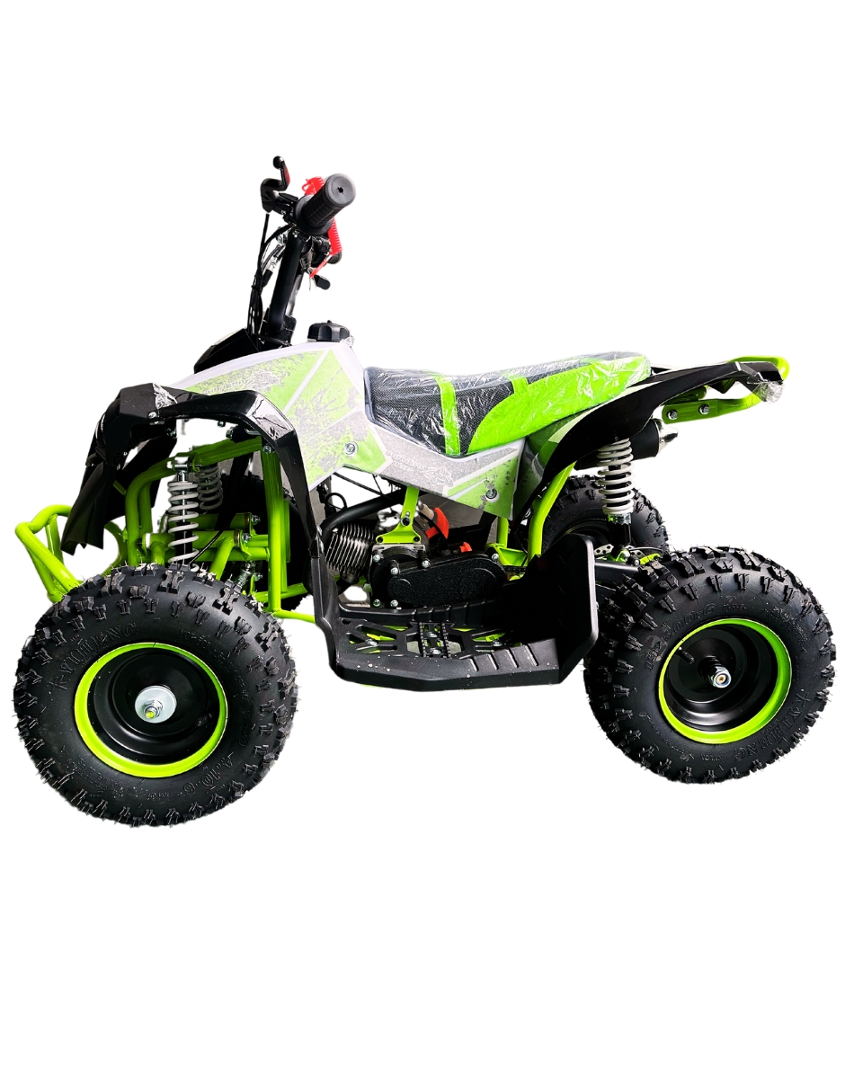 Foto 4 pulgar | Mini Cuatrimoto Atv07 Verde Con Negro Motor 49cc Encendido Electrico