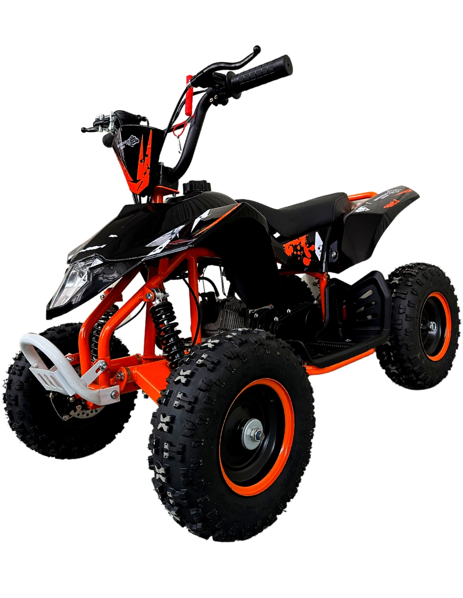 Foto 2 pulgar | Mini Cuatrimoto Atv05 Naranja Motor 49cc Encendido Electrico