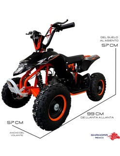 Foto 3 | Mini Cuatrimoto Atv05 Naranja Motor 49cc Encendido Electrico