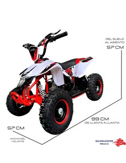 Foto 3 | Mini Cuatrimoto Atv05 Roja Motor 49cc Encendido Electrico