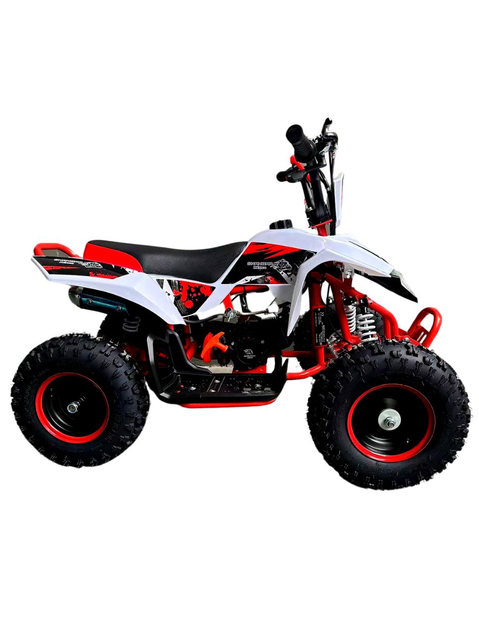 Foto 5 pulgar | Mini Cuatrimoto Atv05 Roja Motor 49cc Encendido Electrico