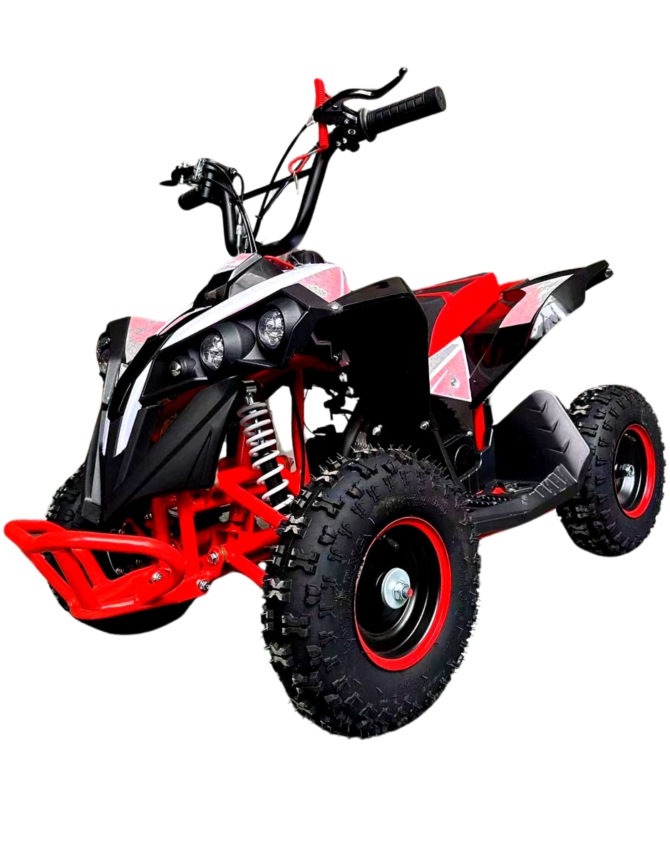 Mini Cuatrimoto Atv07 Rojo Con Negro Motor 49cc Encendido Electrico $15,299