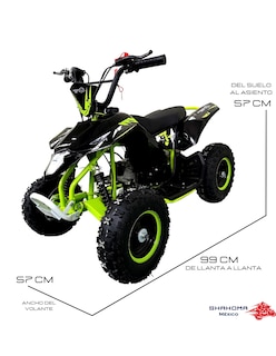 Foto 3 | Mini Cuatrimoto Atv05 Verde Motor 49cc Encendido Electrico