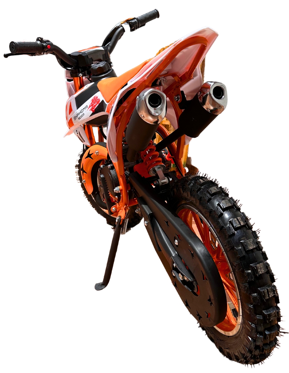 Foto 5 pulgar | Mini Moto Shahoma Nts01 Se Premium 49cc Naranja + Casco Infantil Shahoma