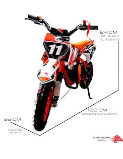 Foto 5 | Mini Moto Shahoma Nts01 Se Premium 49cc Naranja + Casco Infantil Shahoma