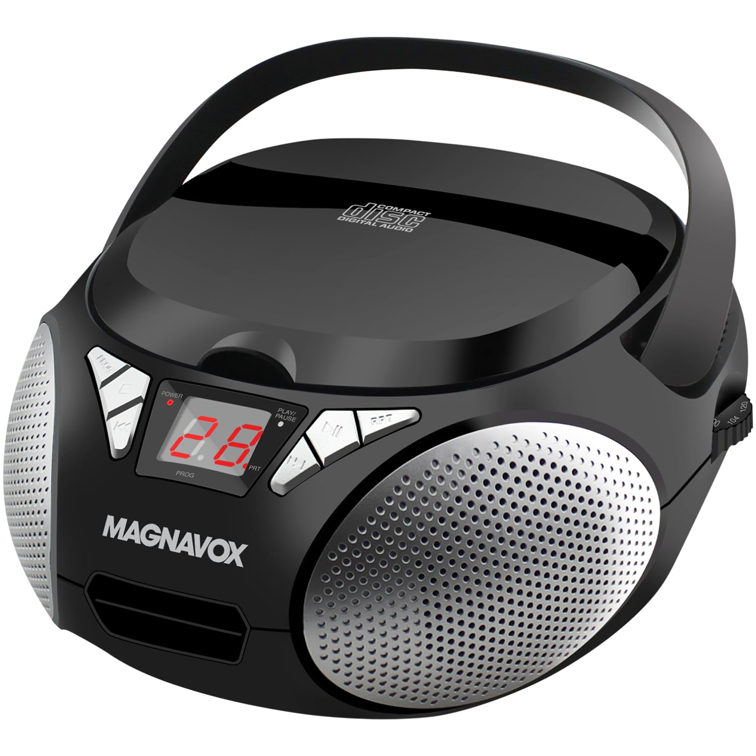 Foto 2 pulgar | Cd Boombox Magnavox Md6924 Portátil Con Carga Superior Negra - Venta Internacional.