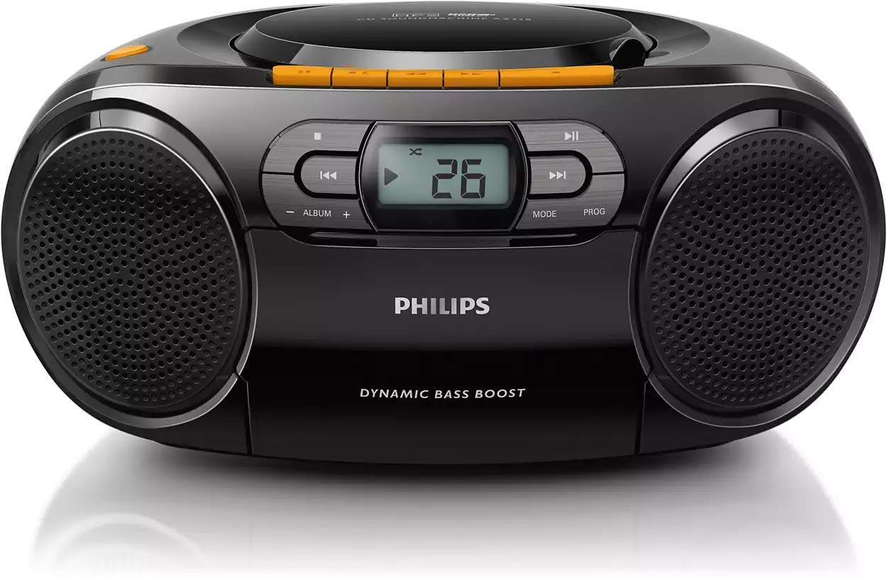 Reproductor De Cd Portátil Boombox Philips Reproductor De Casetes Mp3 - Venta Internacional.