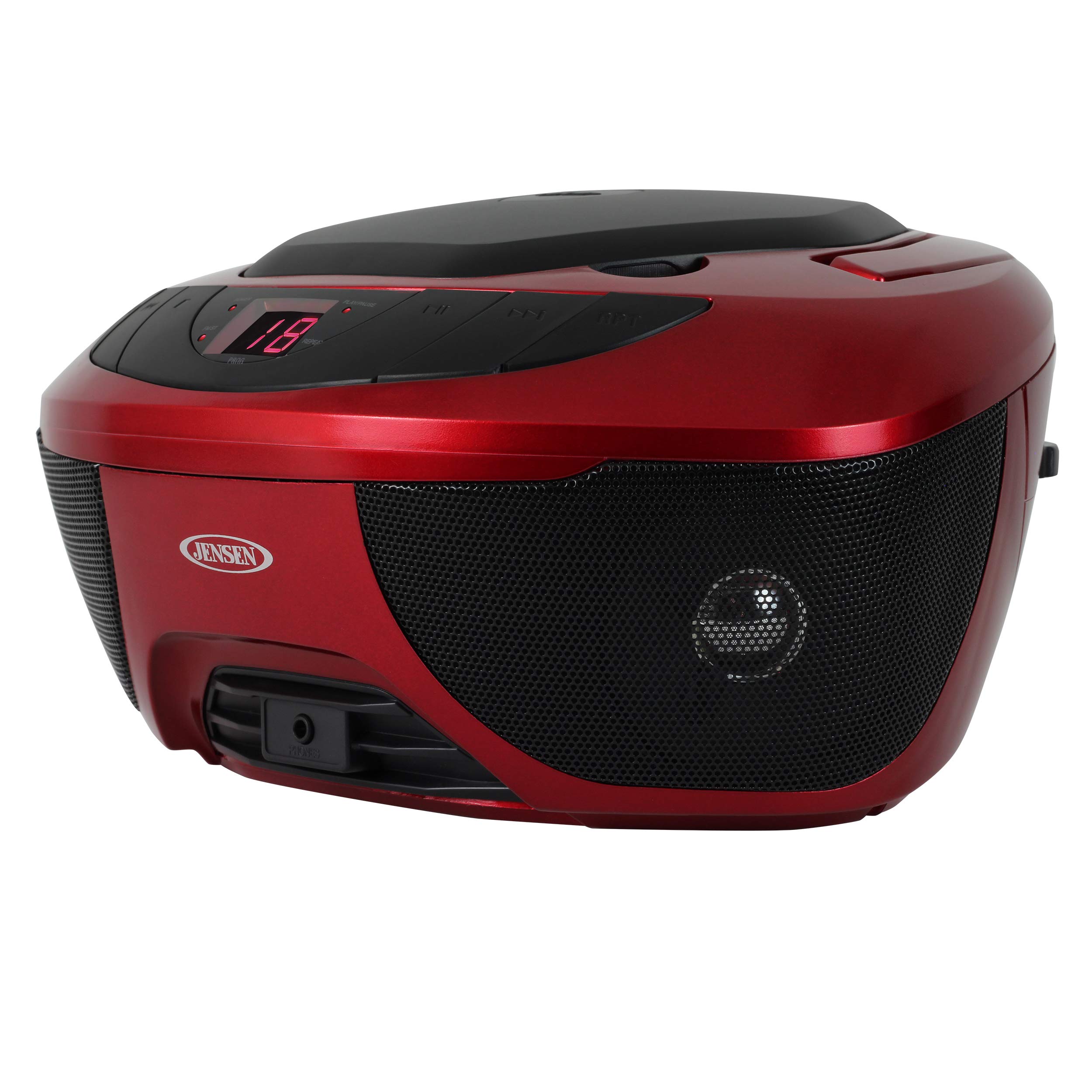 Foto 6 pulgar | Reproductor De Cd Portátil Estéreo Boombox Deportivo Jensen Cd-475r - Venta Internacional.