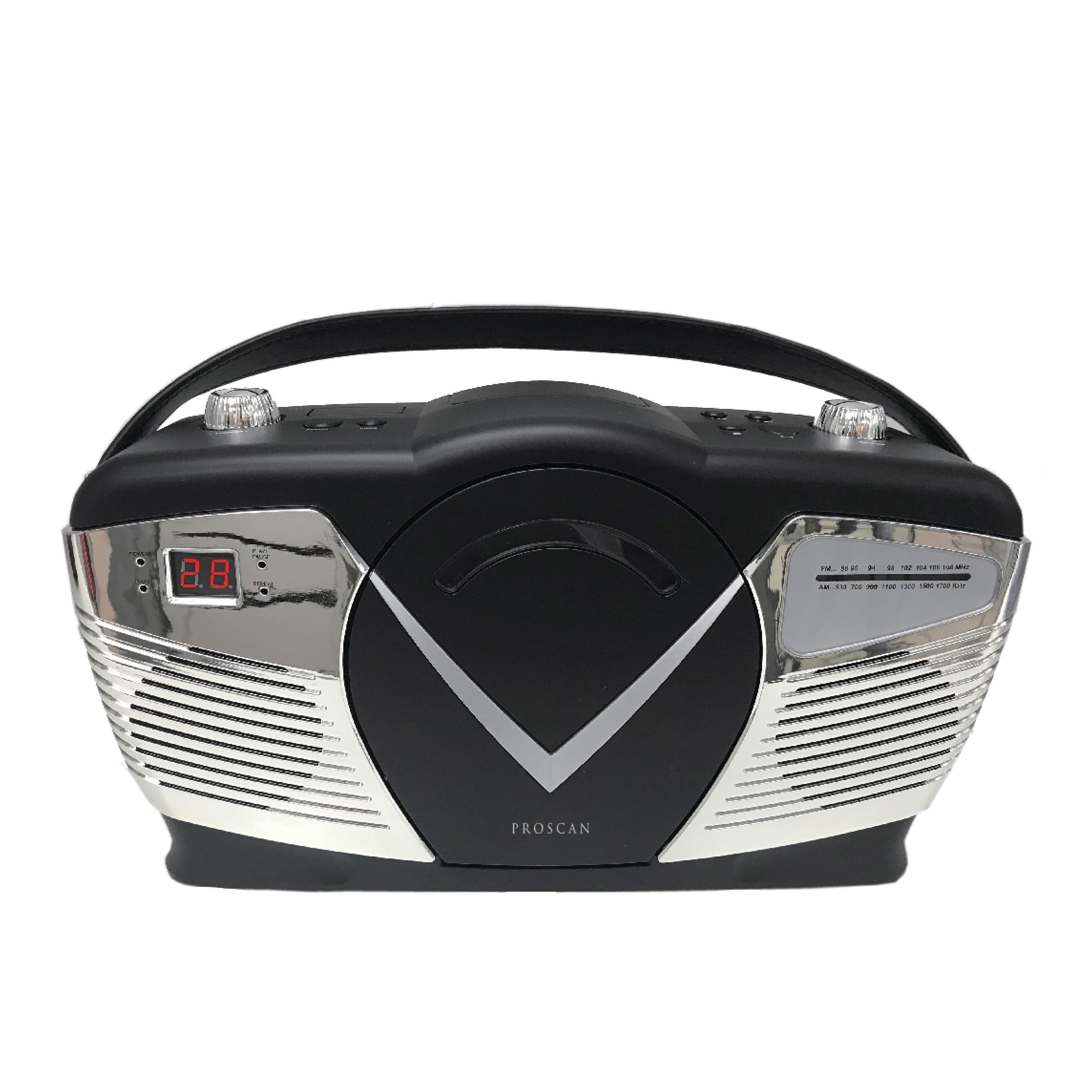 Foto 1 | Boombox Portátil Proscan De Estilo Retro Con Radio Am/fm - Venta Internacional.