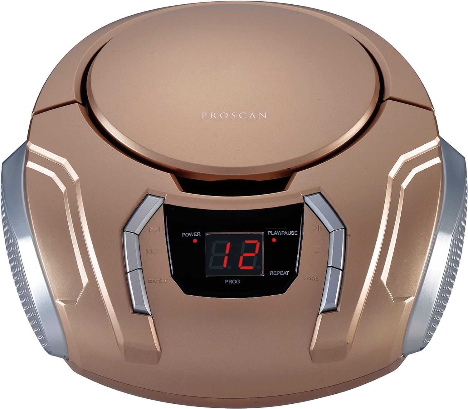 Foto 1 | Reproductor De Cd Portátil Sylvania Srcd261-b-champagne Con Radio Am/fm - Venta Internacional.