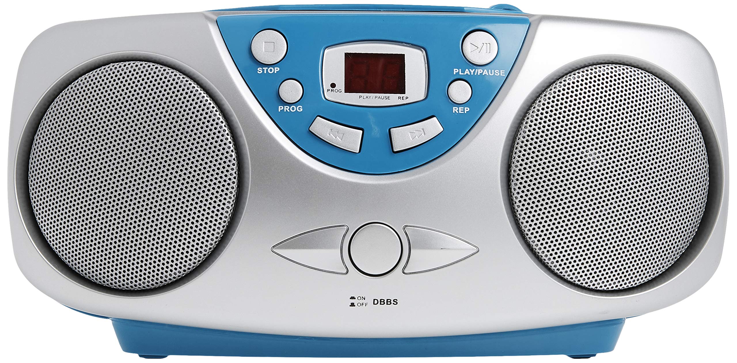 Foto 2 | Reproductor De Cd Portátil Sylvania Srcd243 Con Radio Am/fm Azul - Venta Internacional.