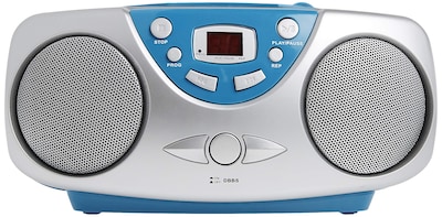 Foto 2 | Reproductor De Cd Portátil Sylvania Srcd243 Con Radio Am/fm Azul - Venta Internacional.