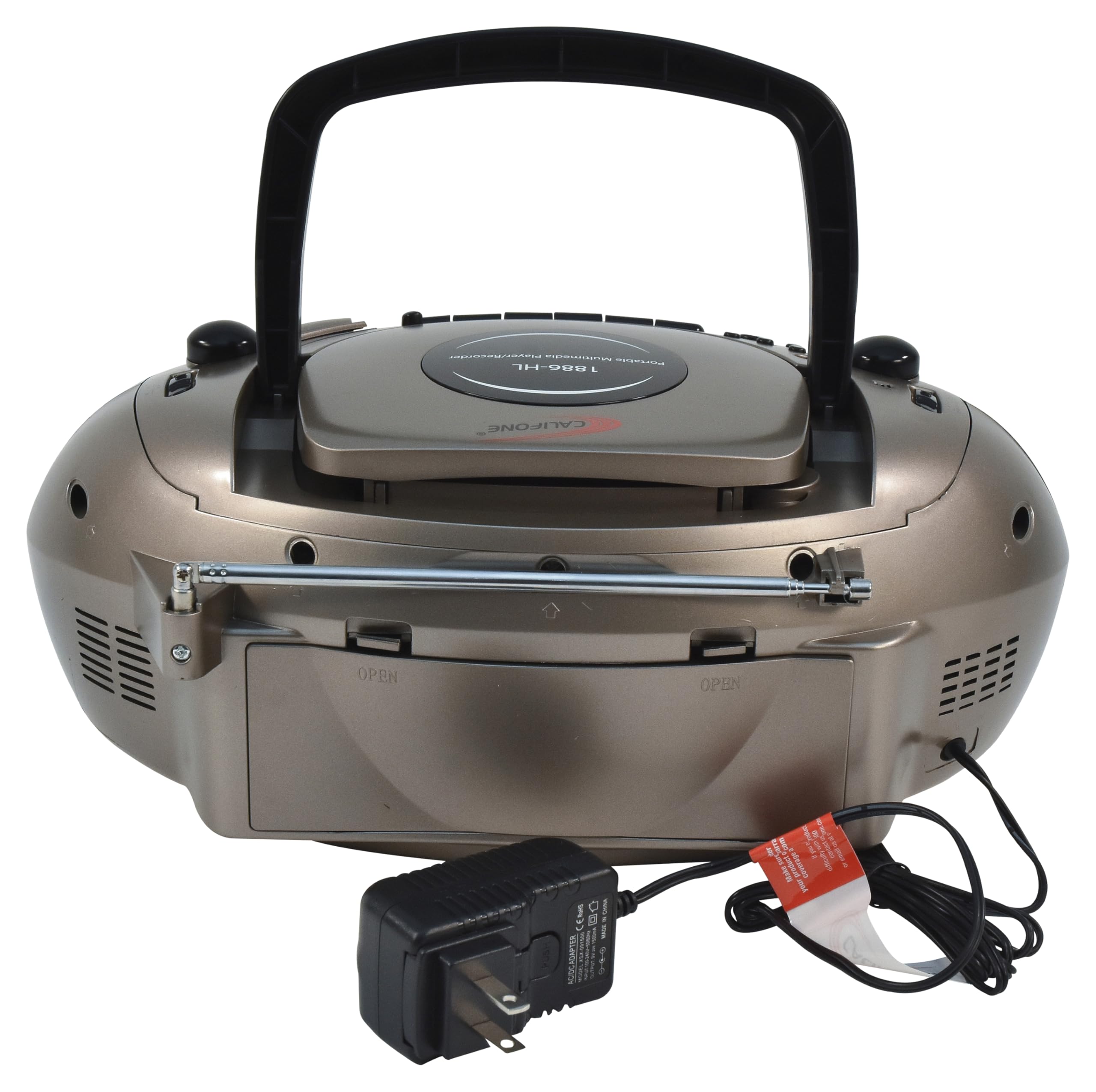 Foto 4 pulgar | Casete Reproductor De Cd Multimedia Boombox Califone 1886 Spirit Sd - Venta Internacional.