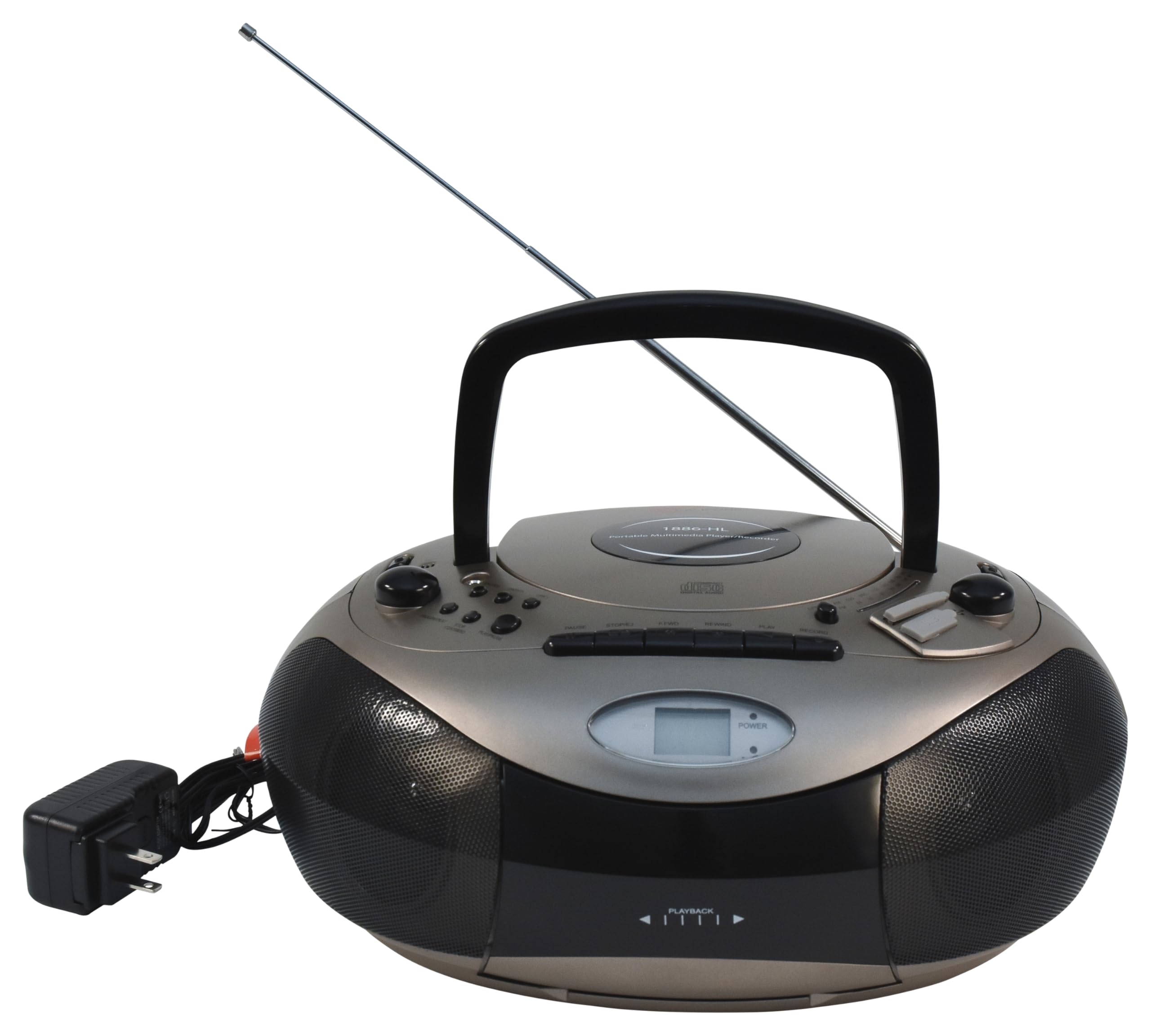 Foto 7 pulgar | Casete Reproductor De Cd Multimedia Boombox Califone 1886 Spirit Sd - Venta Internacional.