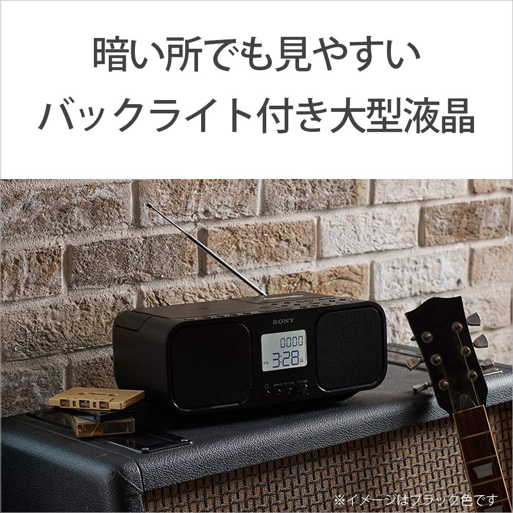 Foto 3 | Grabadora De Casetes De Radio Cd Sony Cfd-s401-b (negra)【productos Genuinos Nacionales De Japón】 - Venta Internacion
