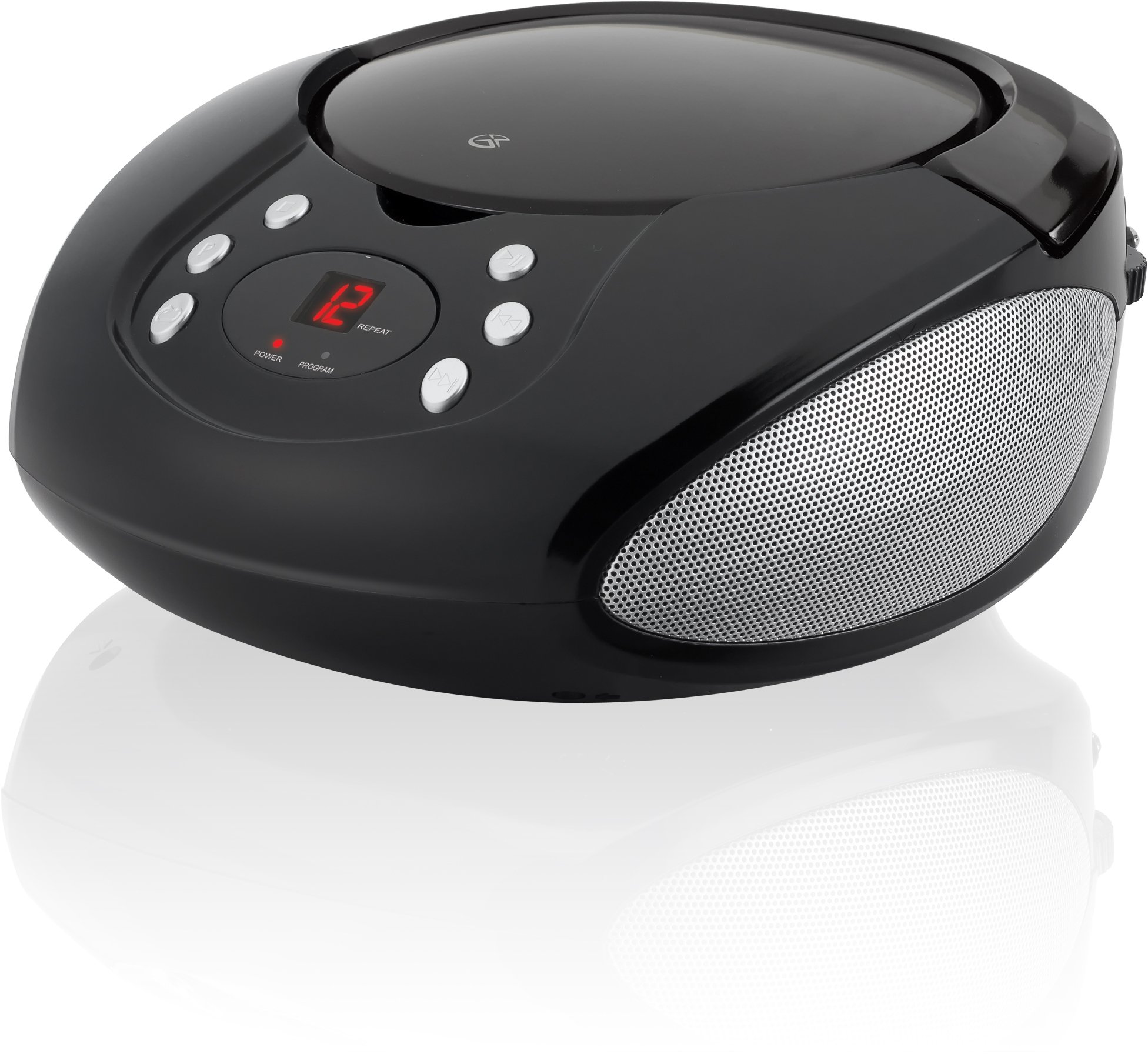 Foto 4 pulgar | Cd Boombox Gpx Portátil Con Carga Superior Y Radio Am/fm, Color Negro - Venta Internacional.