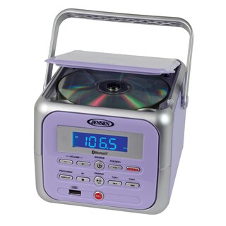 Foto 3 | Reproductor De Cd Estéreo Portátil Boombox Jensen Cd-660 Lavender - Venta Internacional.