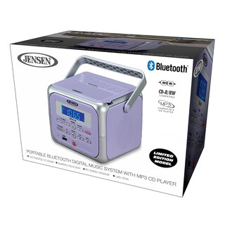 Foto 6 | Reproductor De Cd Estéreo Portátil Boombox Jensen Cd-660 Lavender - Venta Internacional.