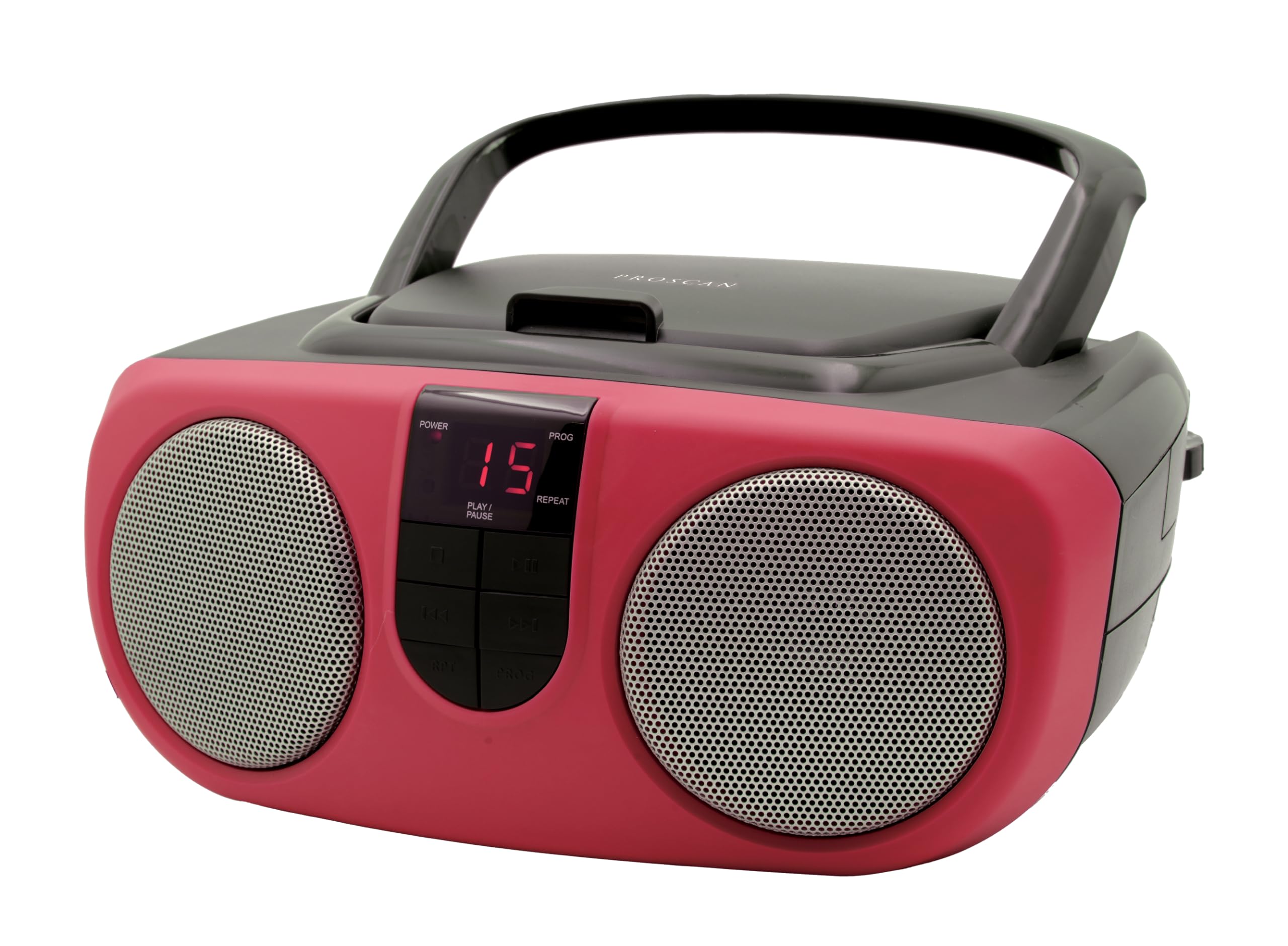 Foto 3 pulgar | Reproductor De Cd Portátil Proscan Elite Con Radio Am/fm Rojo - Venta Internacional.