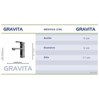 Foto 6 | Monomando para Lavabo Gravita color Plata