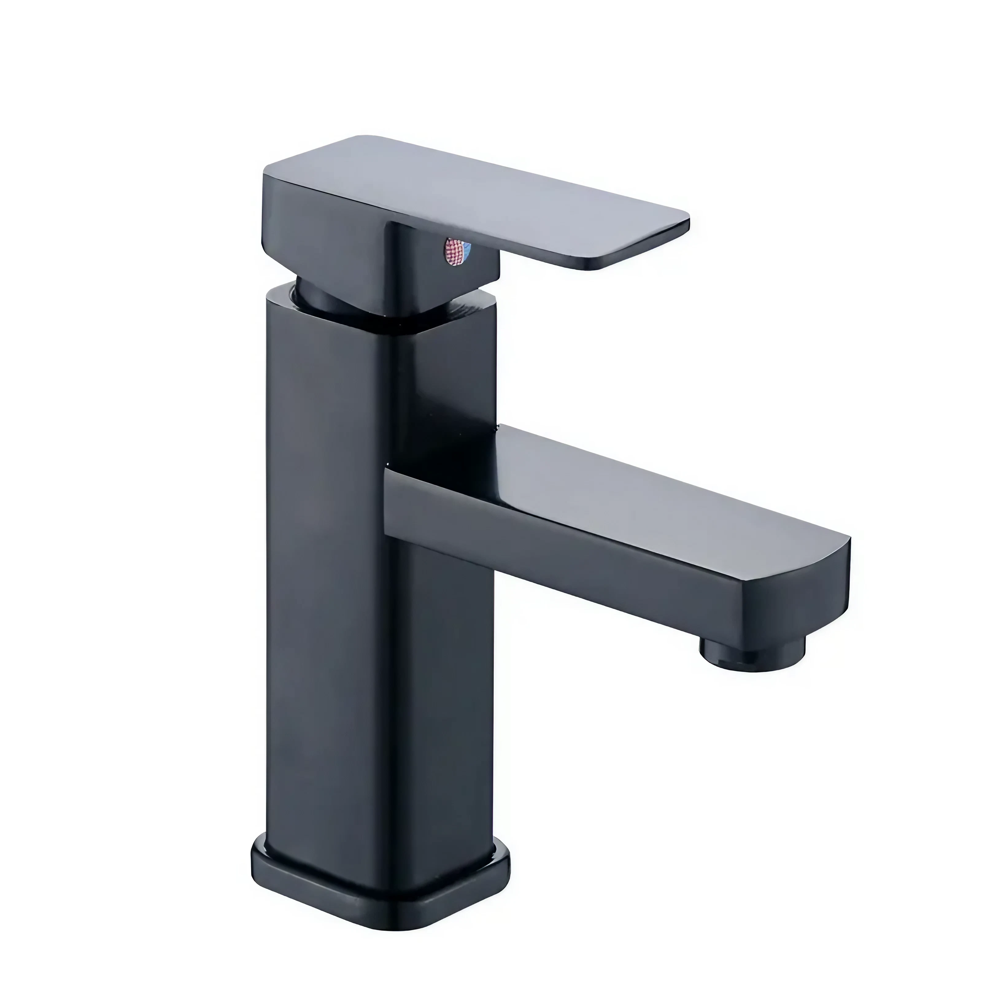 Grifo Mezclador de Baño BOCLIER HLLMBN-01 color Negro Moderno de una sola Manija Cuerpo de Acero Inoxidable