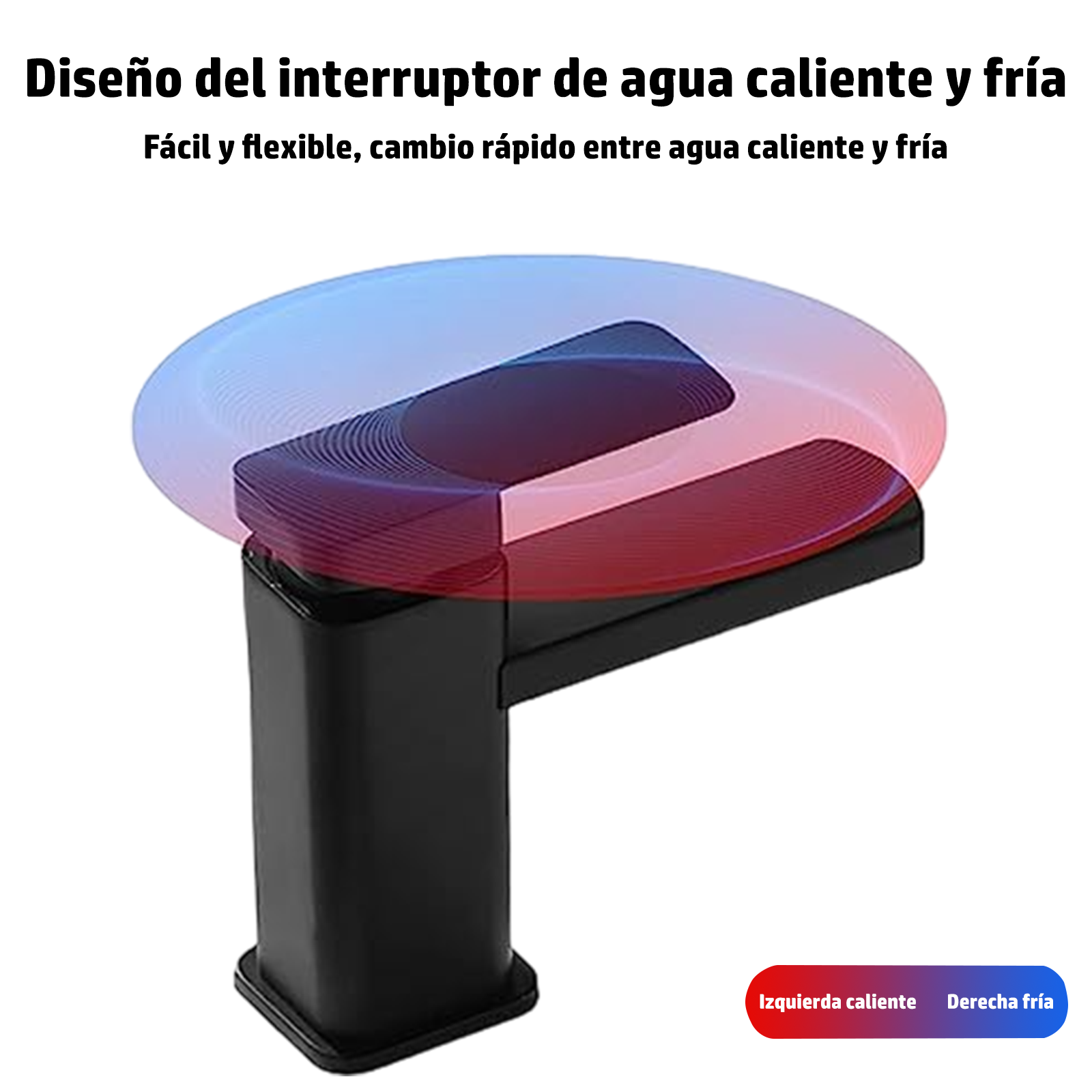 Foto 7 pulgar | Grifo Mezclador de Baño BOCLIER HLLMBN-01 color Negro Moderno de una sola Manija Cuerpo de Acero Inoxidable