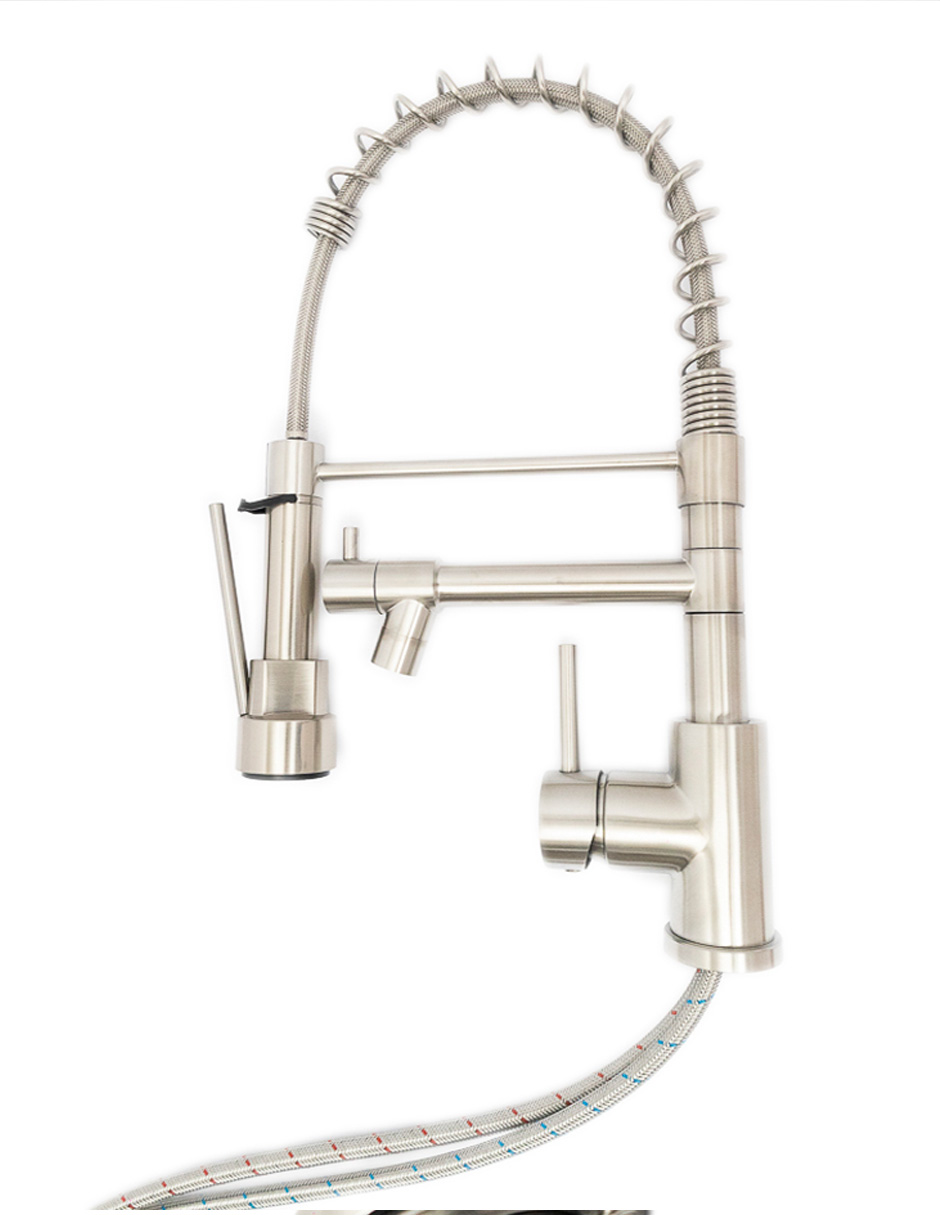 Llave Mezcladora Grifo Monomando Para Fregadero O Tarja Acero Inoxidable