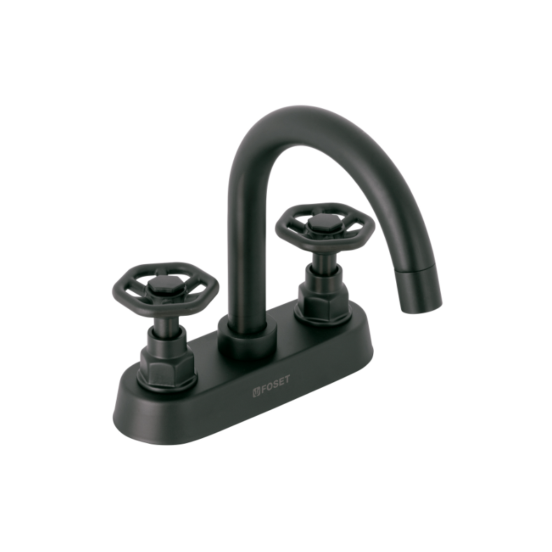 Foto 2 pulgar | Llave De Lavabo Xtellar Maneral Redondo Acabado Mate Color Negro