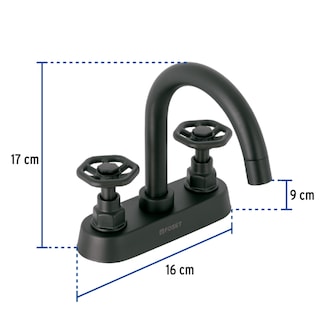 Foto 4 | Llave De Lavabo Xtellar Maneral Redondo Acabado Mate Color Negro