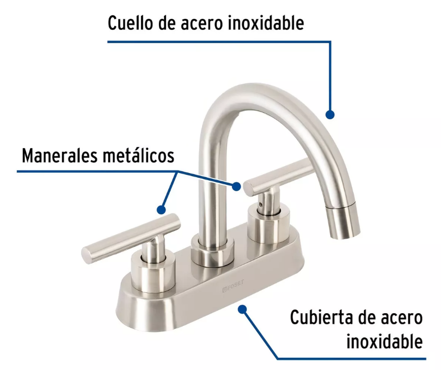 Foto 3 pulgar | Llave Para Lavabo Xtellar Con Manerales De Palanca