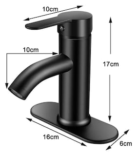 Foto 3 | Llave De Lavabo Xtellar Acabado Mate Negro Minimalista