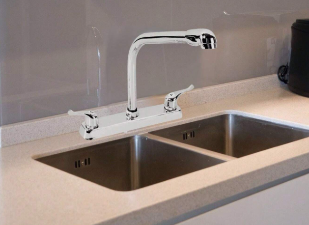 Foto 2 | Mezclador De Cocina Xtellar Doble Comando Cromado