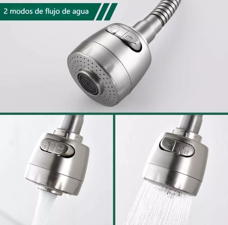 Foto 5 | Grifo De Pared Xtellar De 2 Flujos De Agua Plata Satin