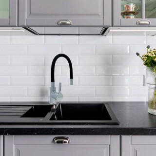 Foto 3 | Mezcladora Flexible para Fregadero CNX PSA042 color Negro