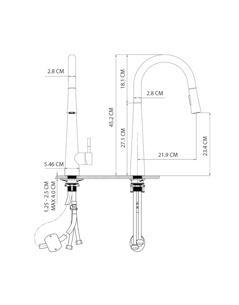 Foto 4 pulgar | Llave Mezcladora Tecnolam Tec149ss Inox