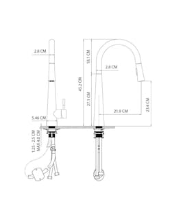 Foto 3 | Llave Mezcladora Tecnolam Tec149ss Inox