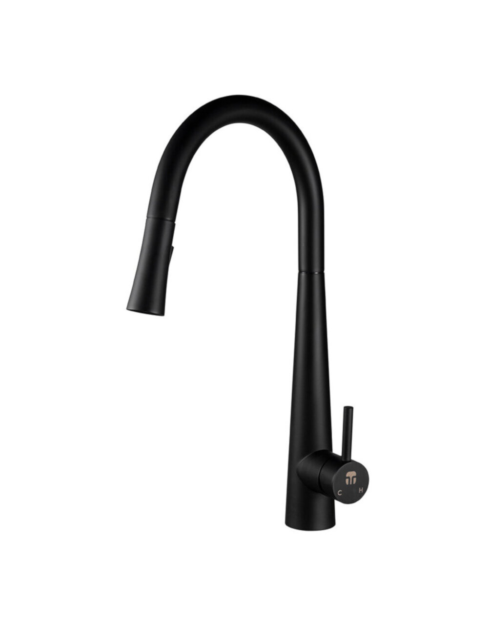 Llave Mezcladora Tec149negro color Negro Mate Inox