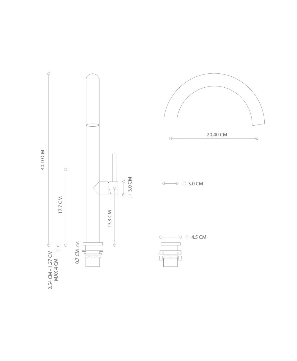 Foto 2 | Llave Mezcladora Monomando Tecnolam TEC536SS