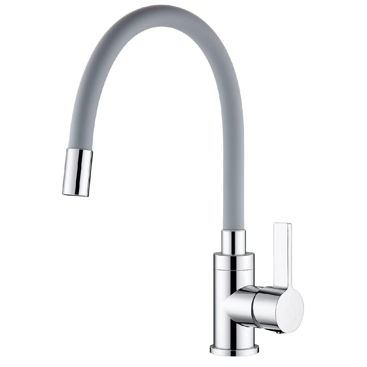 Llave de Agua Cocinas Ventdepot Mxkys-007 1 Pieza Manual color Gris