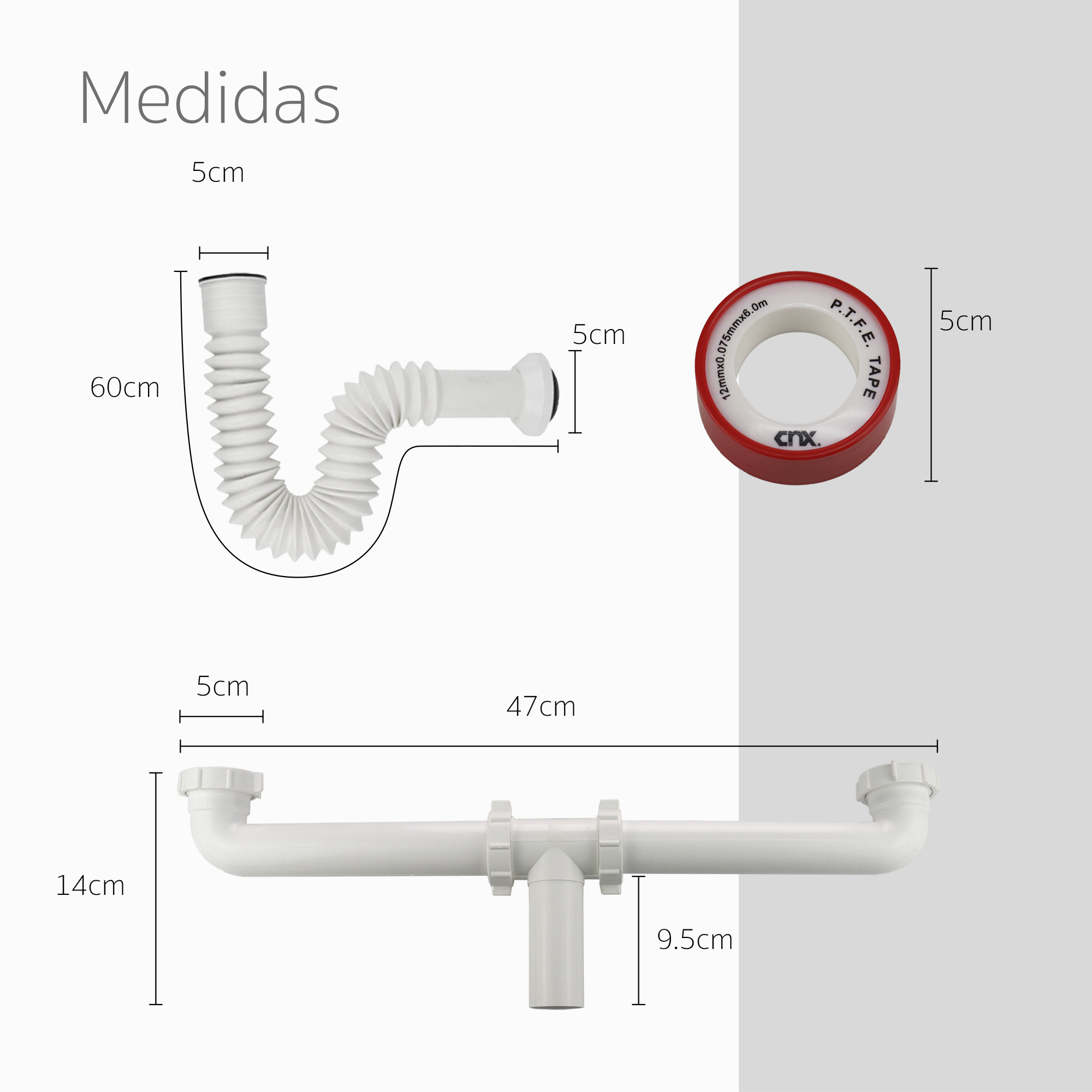 Foto 4 pulgar | Kit Completo de Instalación para Fregadero Tarja Doble Solvex