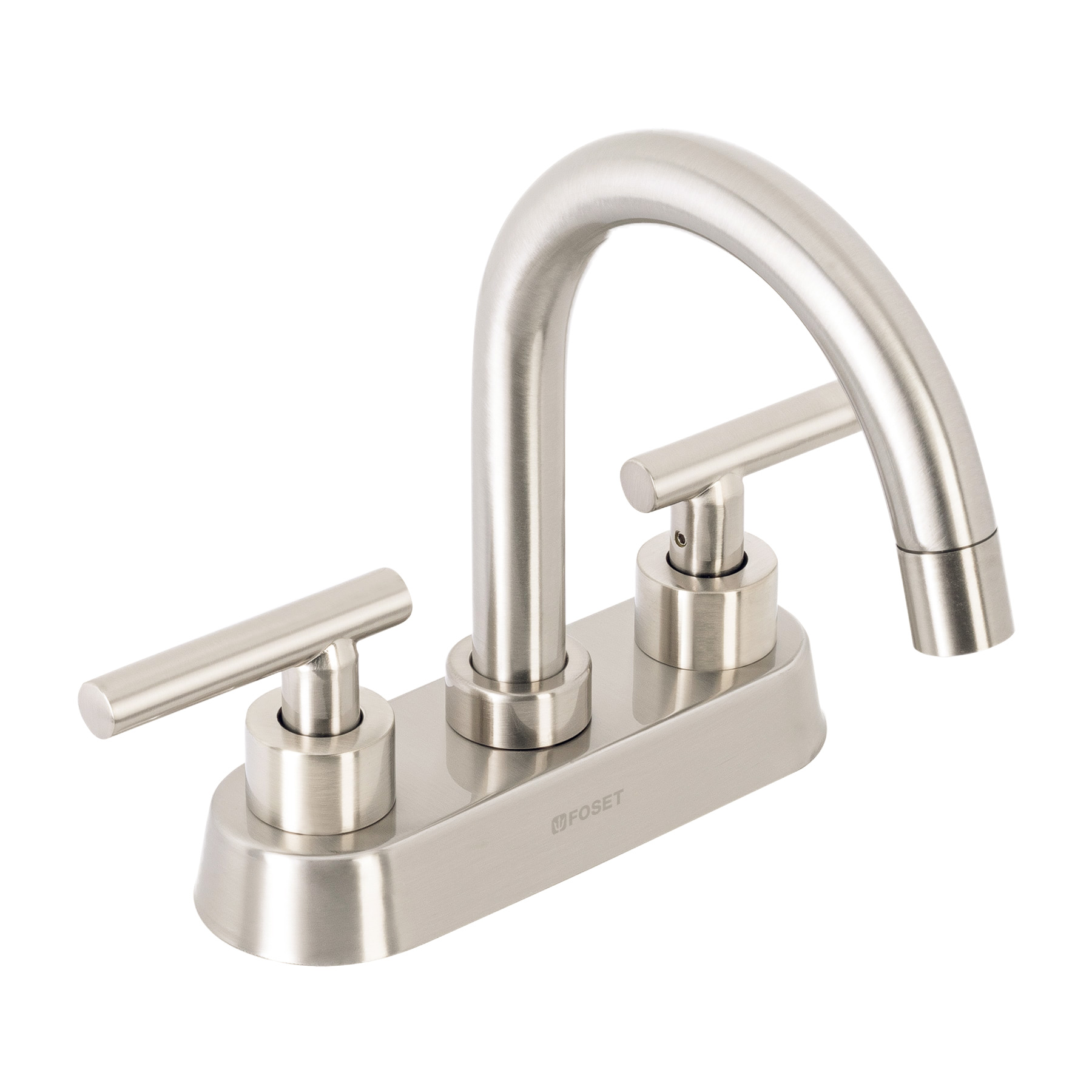 Mezcladora para lavabo Foset de Truper TBM-62N color Plata