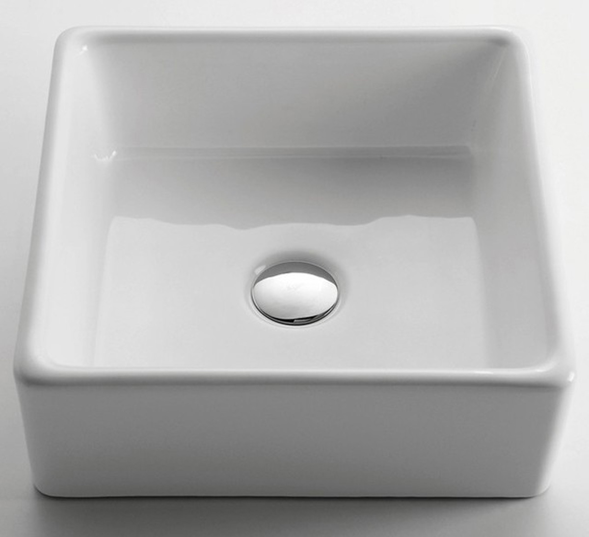 Lavabo de Cerámica Esatto Ovalín Blanca Import Oc-021