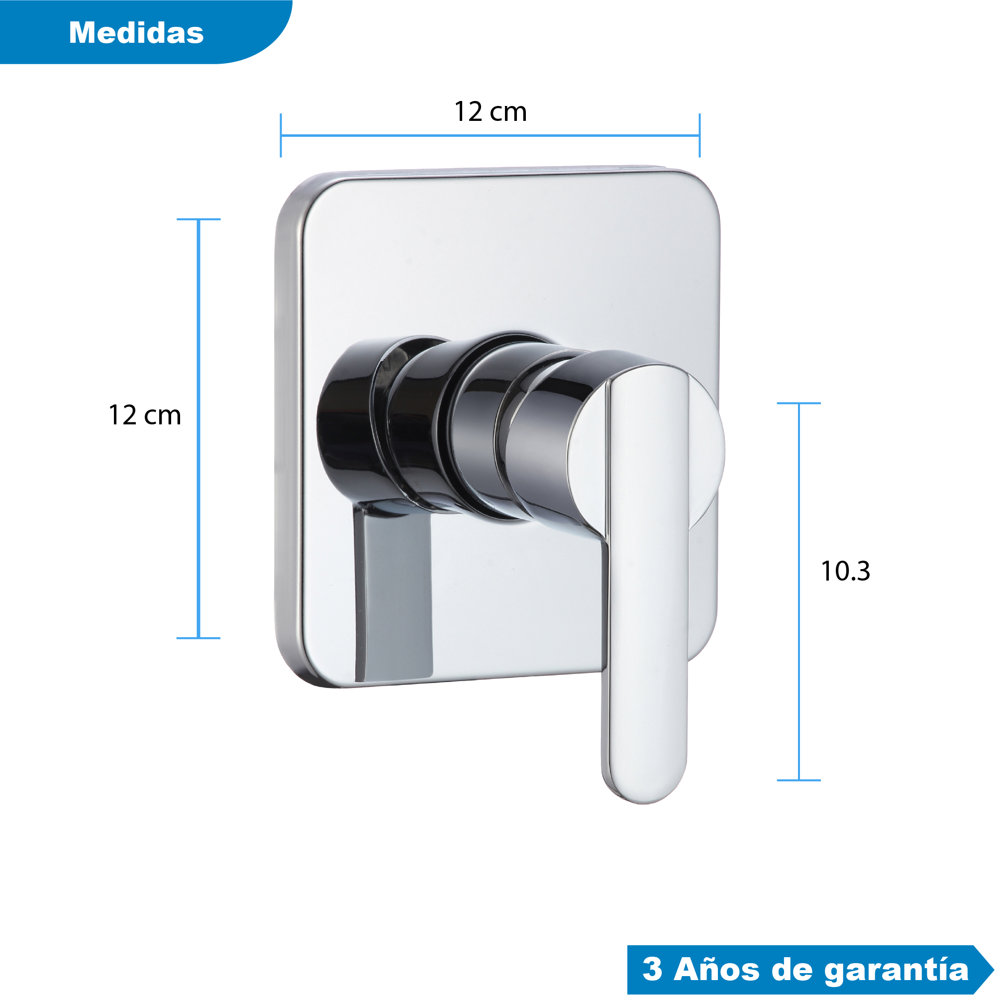 Foto 3 pulgar | Kit de Regadera Meer-cnx para Baño Mezcladora y Resumidero de Acero Inoxidable y Latón