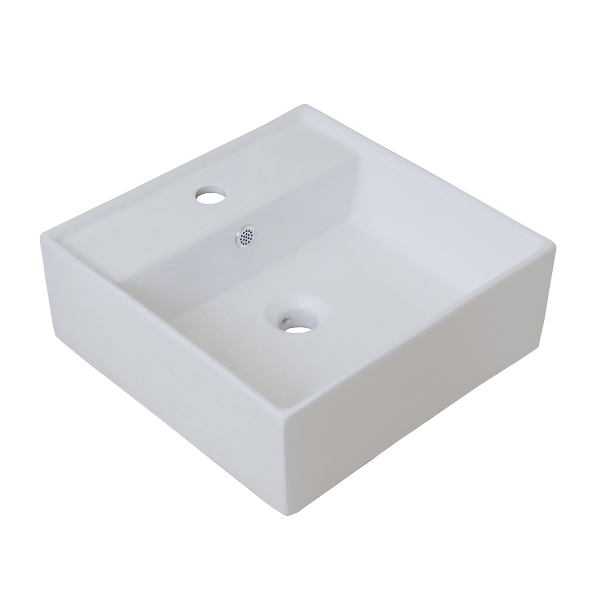 Ovalin Lavabo de Cerámica Esatto Oc-010 Blanca