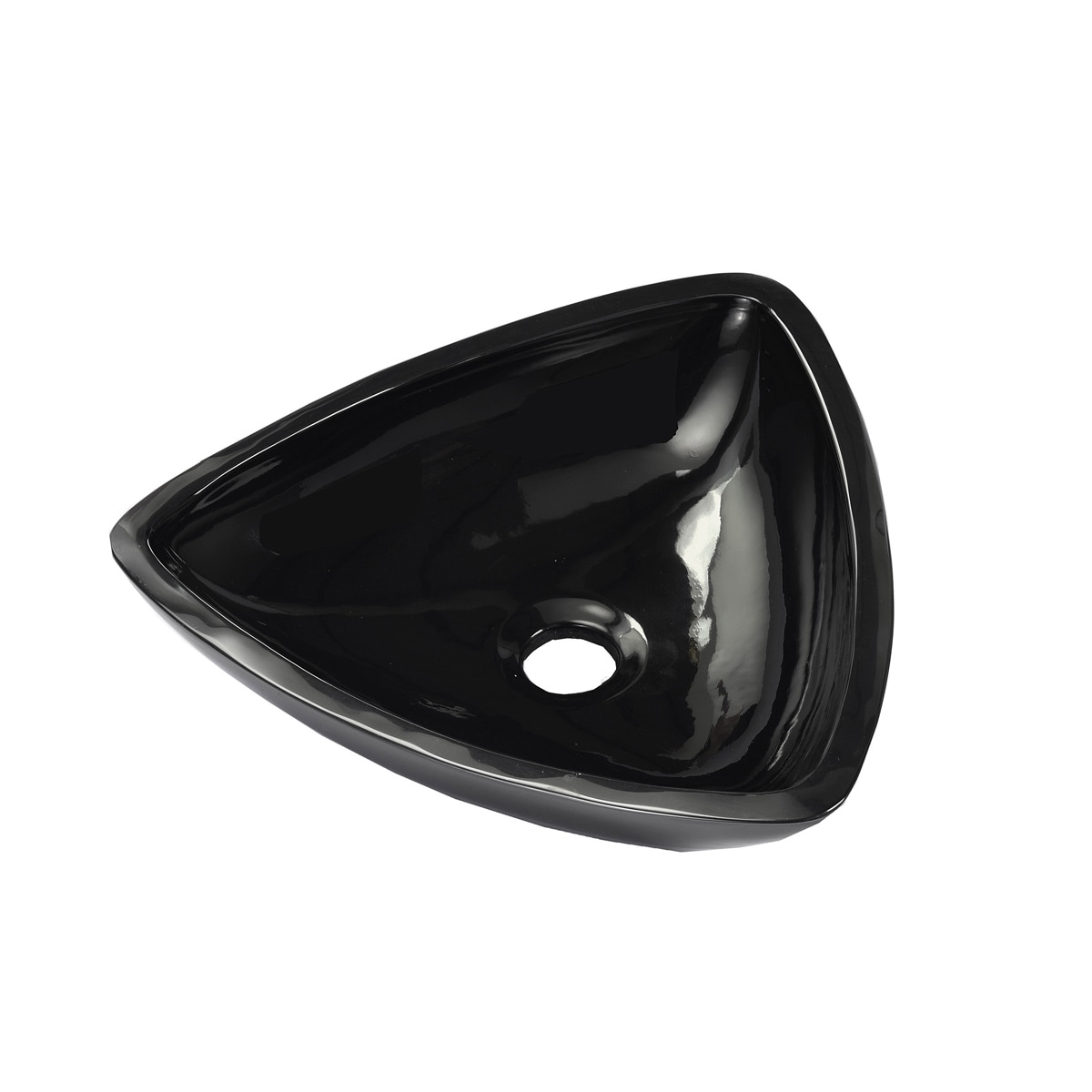 Lavabo Ovalín Esatto  On-005  color Negro $1,349