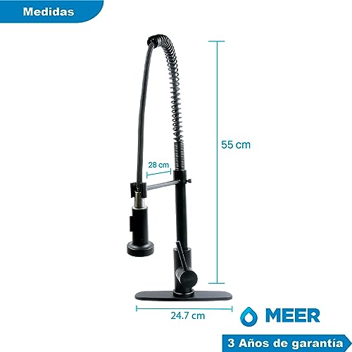 Foto 4 pulgar | Mezcladora Flexible para Cocina Meer-CNX MZM8117F color Negro