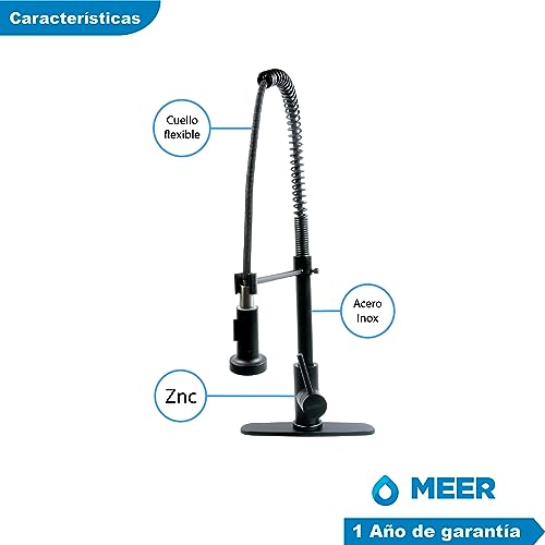 Foto 5 pulgar | Mezcladora Flexible para Cocina Meer-CNX MZM8117F color Negro