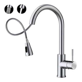 Foto 1 | Mezcladora para Fregadero Meer Faucets By CNX con dos Funciones de Chorro y Cuello Retráctil Manguera de 55 cm de Zinc